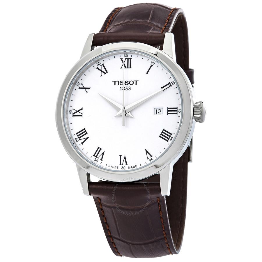 Tissot T-Classic Quartz White Dial Men's Watch T129.410.16.013.00