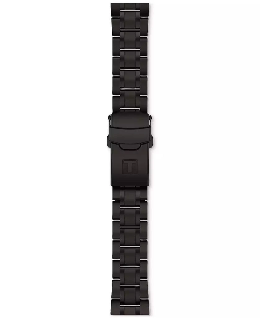 Tissot Men's Swiss Chronograph Seastar 1000 Black-Tone Stainless Steel Bracelet Watch 38mm 4