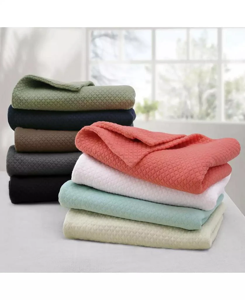 Superior 100% Cotton Diamond Solitaire All-Season 3-Piece Coverlet Set 2