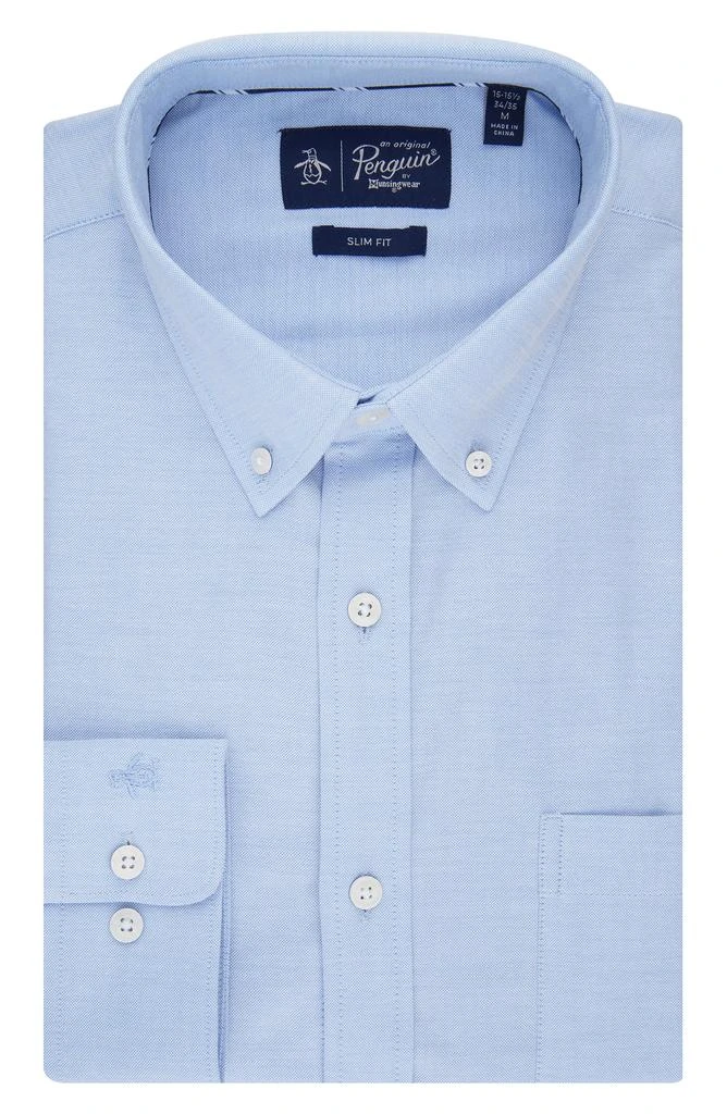 Original Penguin Abbot Brushed Oxford Slim Fit Dress Shirt 1