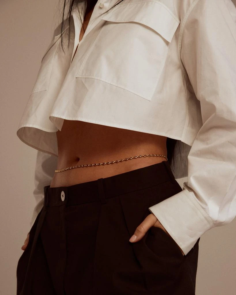 Luv AJ The Violante Belly Chain- Silver 5
