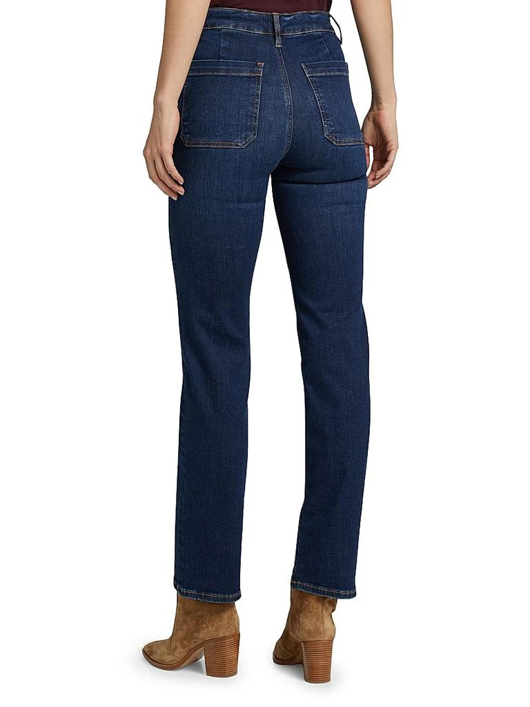 FRAME Utility Mid-Rise Straight Jeans 5