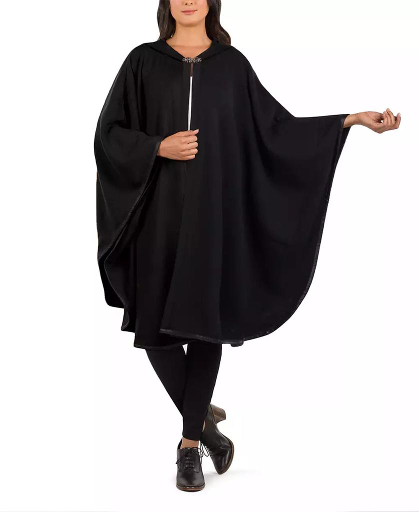 Patricia Nash Women's Hooded Cape with Clasp
