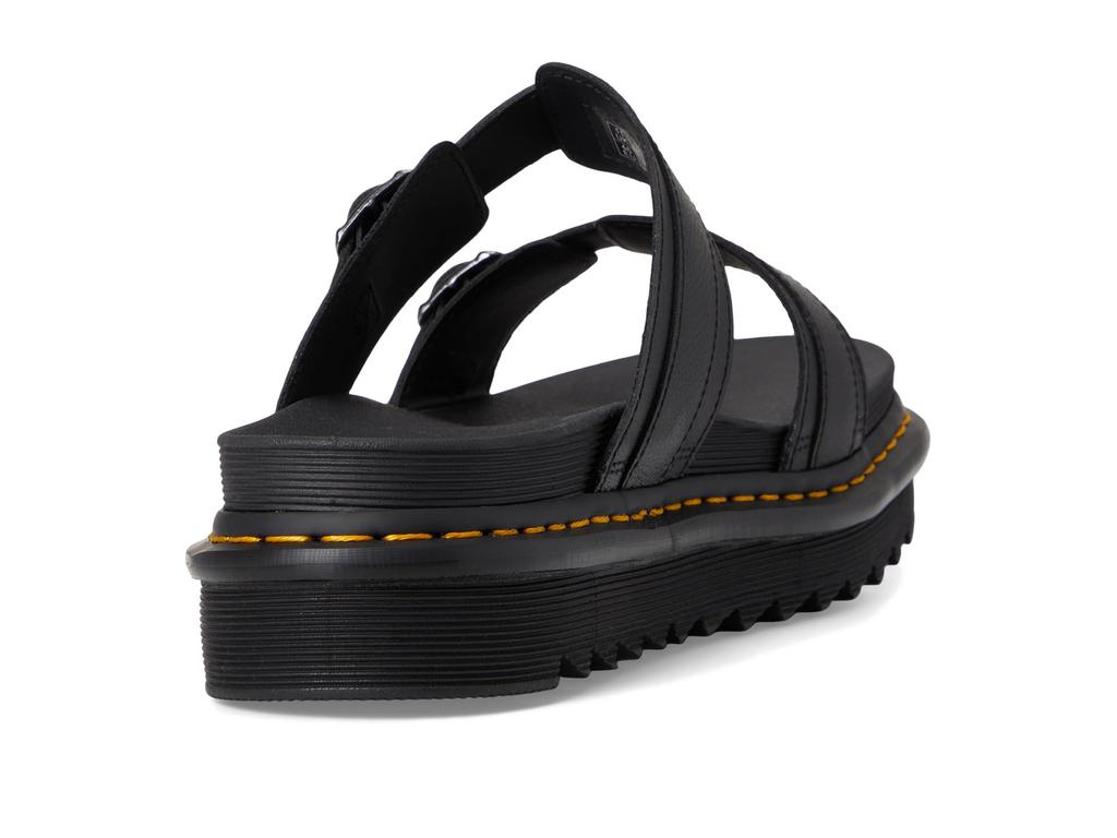 Dr.Martens｜SLIPPERS (MYLES (23523001)) Dr. Martens Myles Brando Leather Sandals Black 23523001