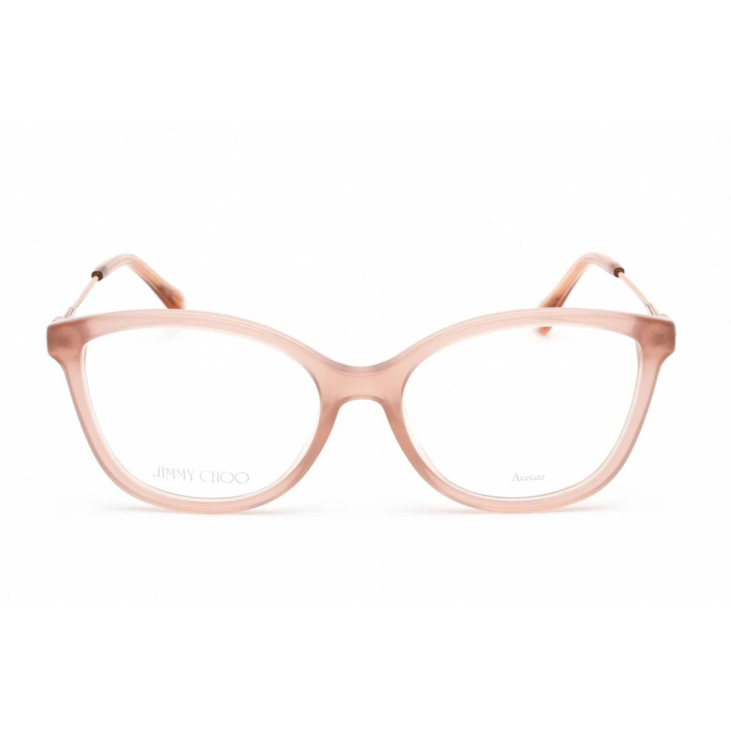 Jimmy Choo Jimmy Choo Women's Eyeglasses - Full Rim Cat Eye Nude Glitter Frame | JC373 0KON 00 2