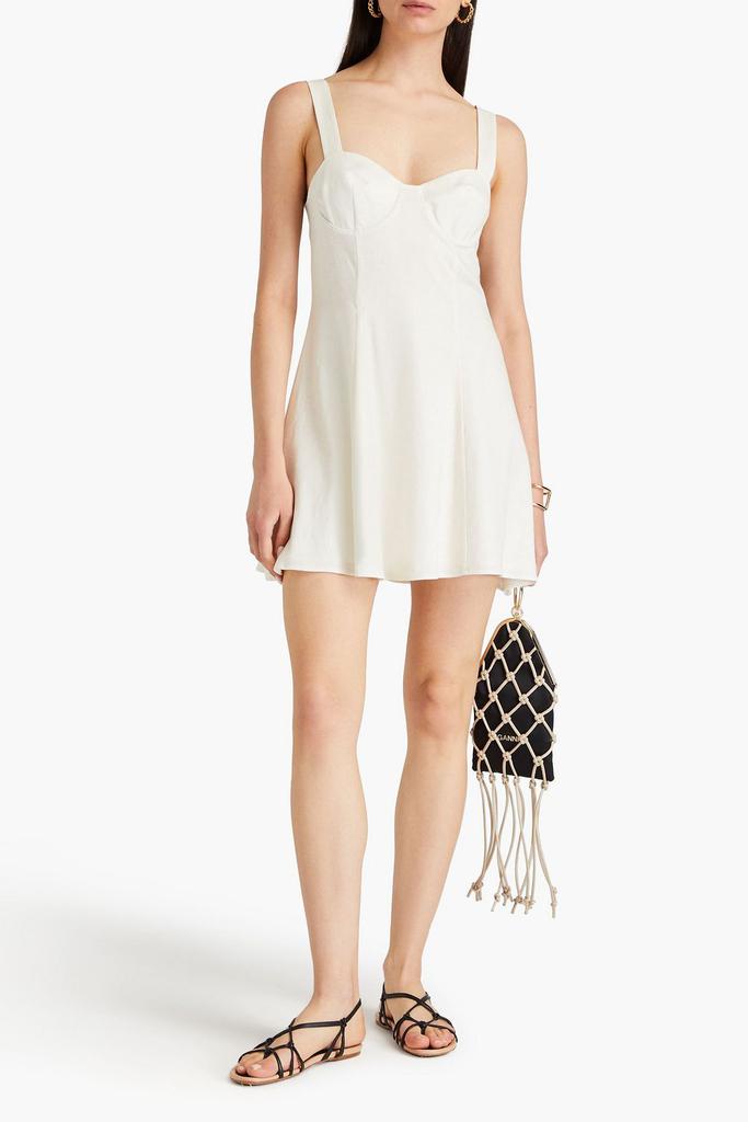 Solid & Striped Carolina linen-blend mini dress