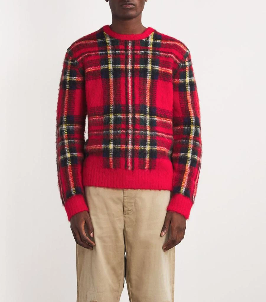 Ralph Lauren RWS Wool-Alpaca-Blend Tartan Sweater 3