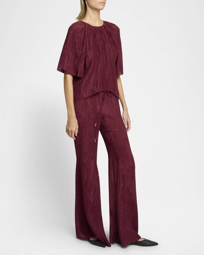Gabriela Hearst Nula Plisse Silk Top 4