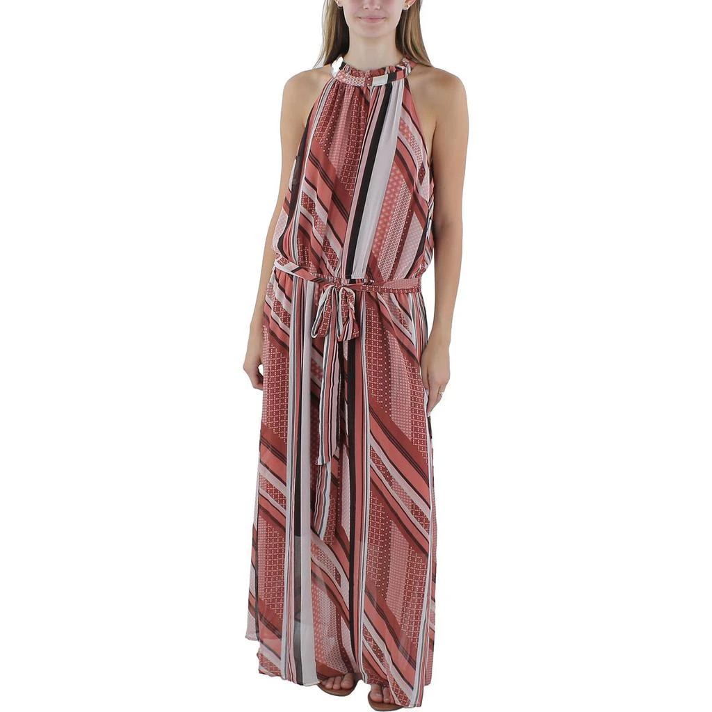 City Chic Womens Printed Chiffon Maxi Dress 3