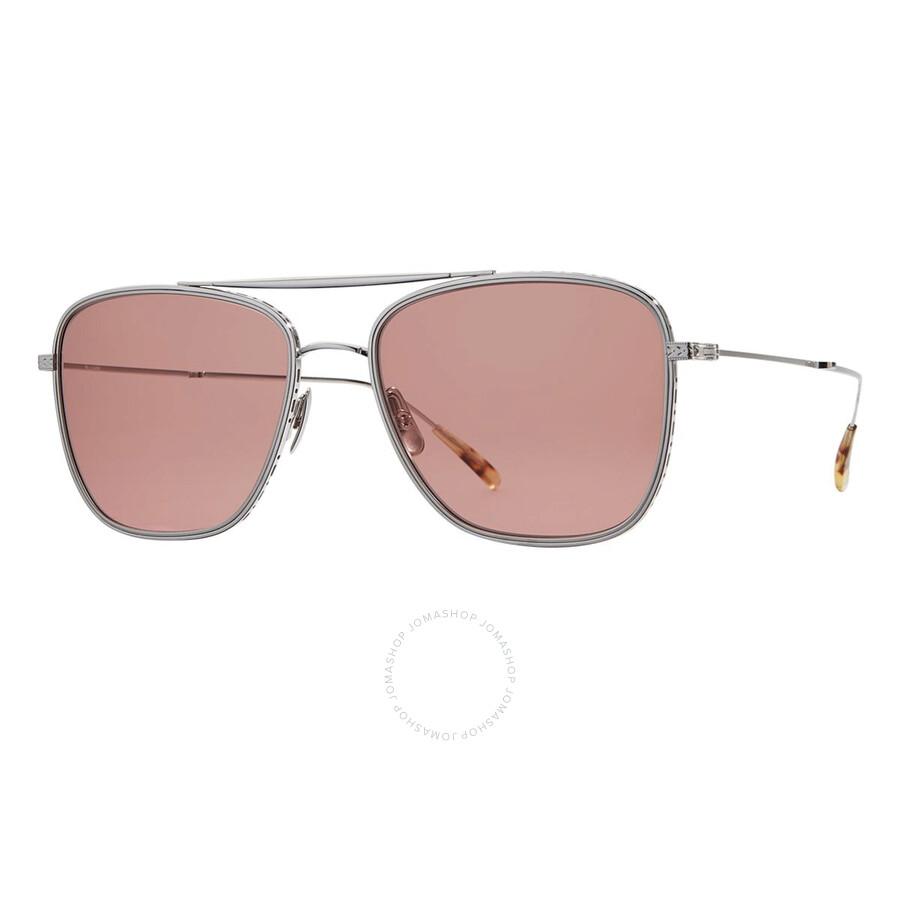 Mr. Leight NOVARRO S Crimson Navigator Sunglasses ML4024 PLT-TRT/C 55