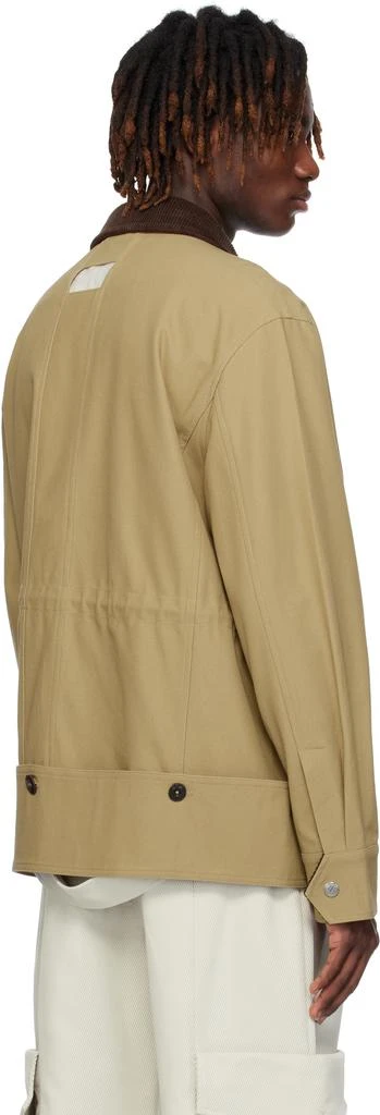 NULLUS Khaki Corduroy Paneled Michigan Jacket 3