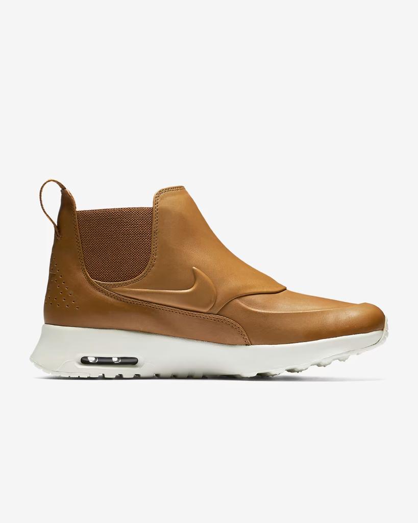NIKE Air Max Thea Mid 859550-200 Women's US 7 Ale Brown Chelsea Shoes GBNC189