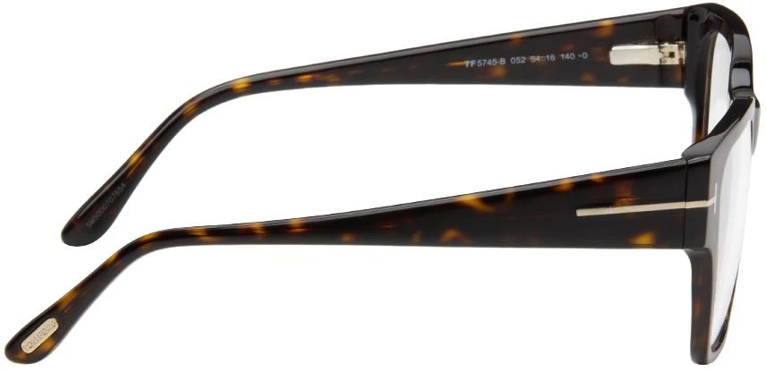 Tom Ford Tortoiseshell Blue-Block Square Glasses 2