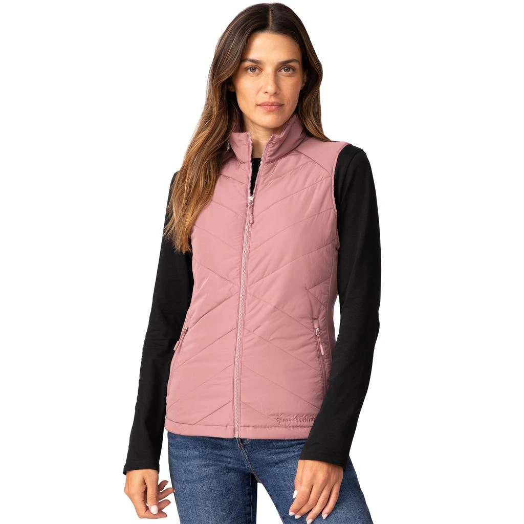 Free Country Women's Quilted Hybrid Vest 9