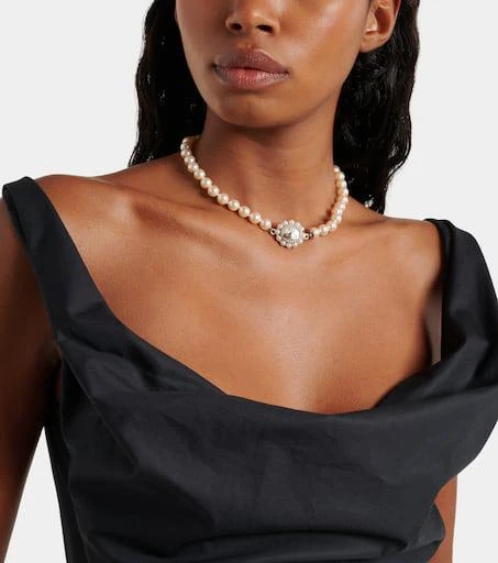 Vivienne Westwood Amaya Orb faux pearl necklace 3