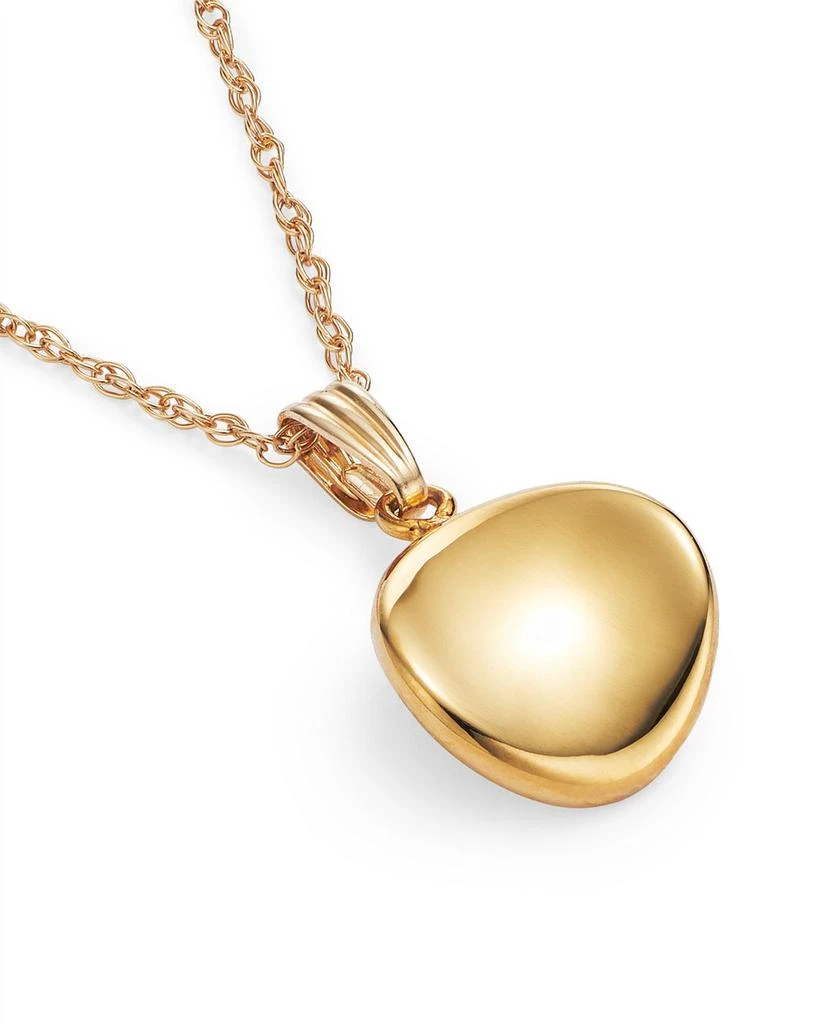 Bloomingdale's Disc Pendant Necklace in 14K Yellow Gold, 18" 5