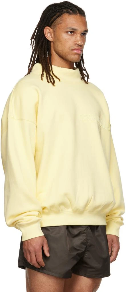 Essentials Yellow Mock Neck Sweatshirt 2