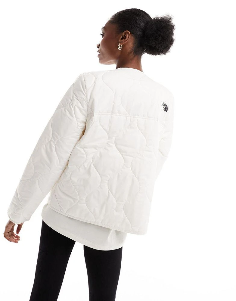 The North Face The North Face Ampato quilted liner jacket in cream Exclusive at ASOS 3