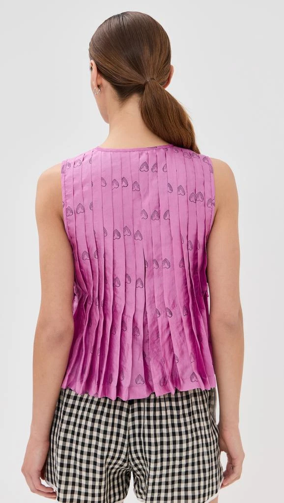 Alix of Bohemia Rhoe Fuchsia Heart Top 3