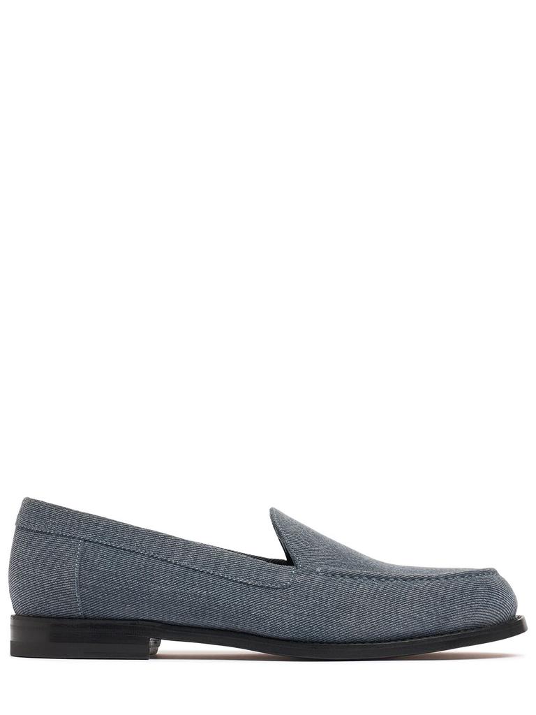 MANOLO BLAHNIK Dineguardo Denim Loafers