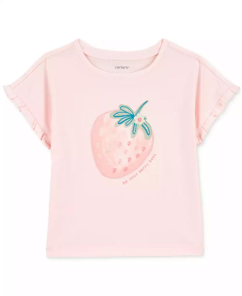 Carter's Toddler Girls Strawberry Jersey T-Shirt