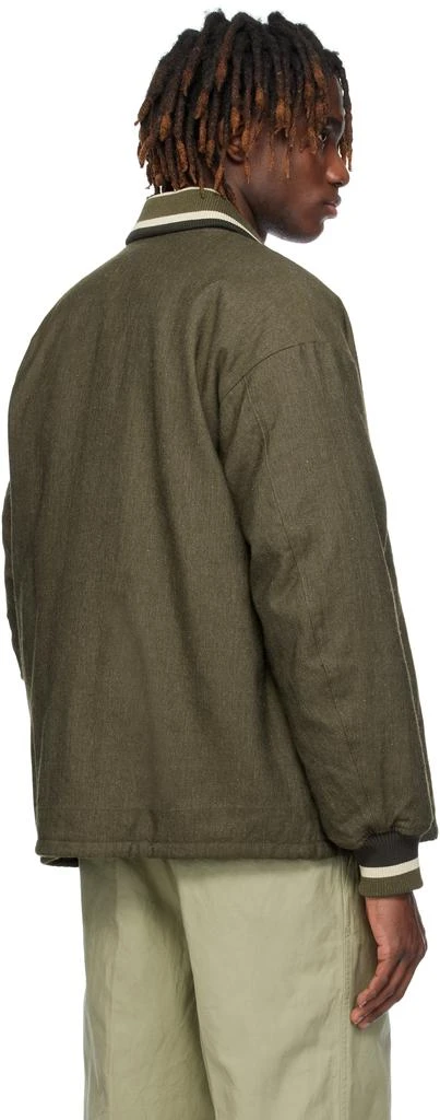 VisVim Khaki Hobbs Wool Down Bomber Jacket 3
