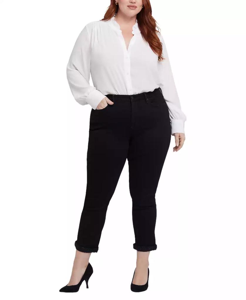 NYDJ Plus Size Sheri Slim Ankle Pull On Jeans