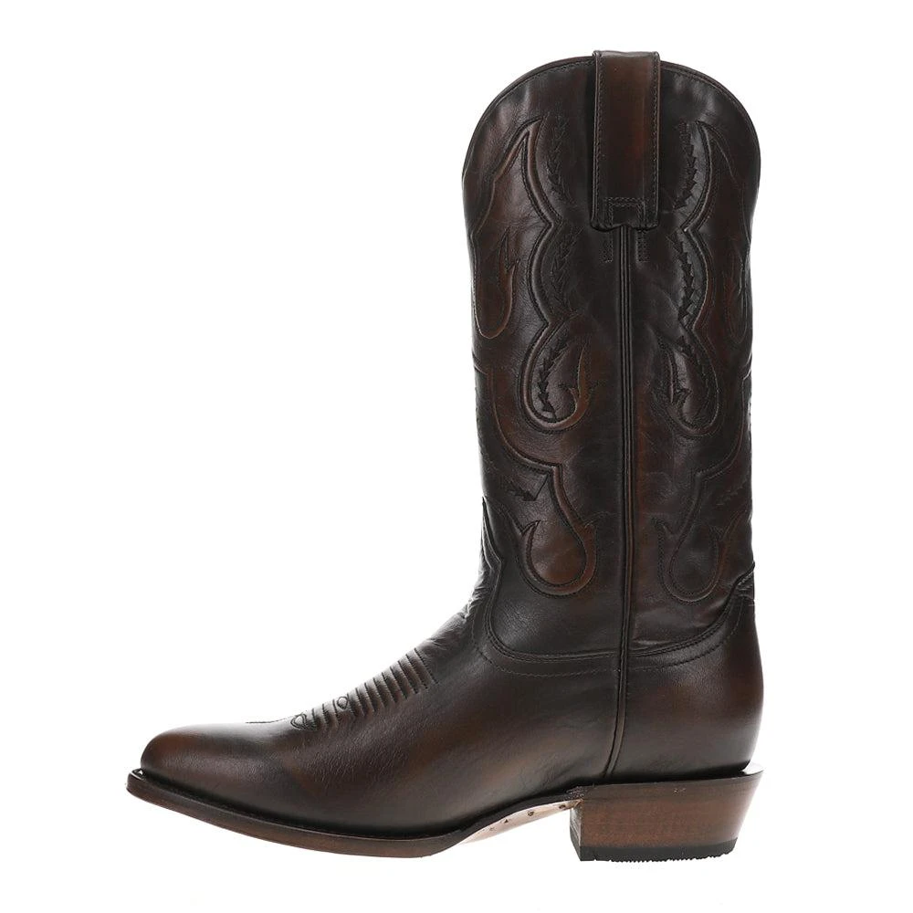 STETSON Carlisle Embroidered Round Toe Pull On Cowboy Boots 3