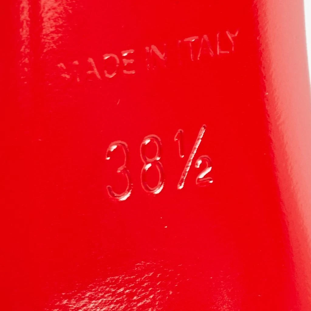Christian Louboutin Christian Louboutin Red Patent Leather Hot Chick Pumps Size 38.5 7