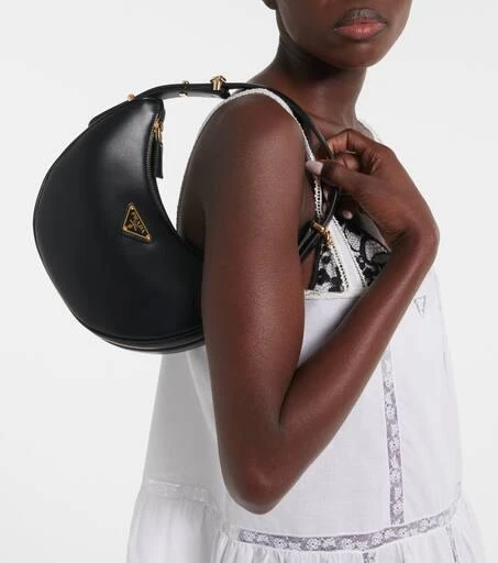 Prada Arqué leather shoulder bag 6