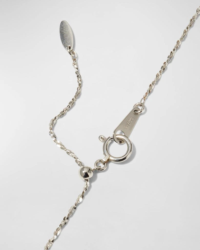 Platinum Born Jill Necklace with Small Infinity Stations 4