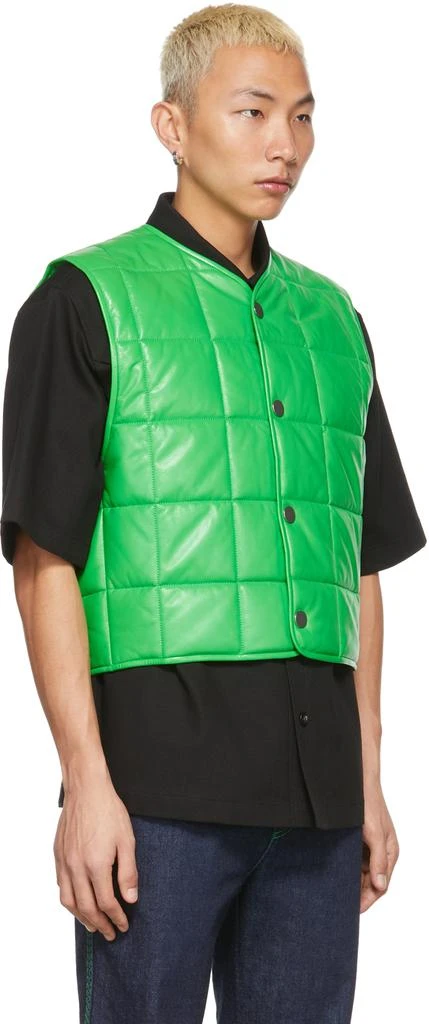 Bottega Veneta Green Padded Gilet Vest 2