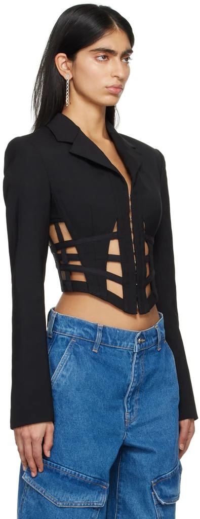 Dion Lee Black Cage Blazer 2