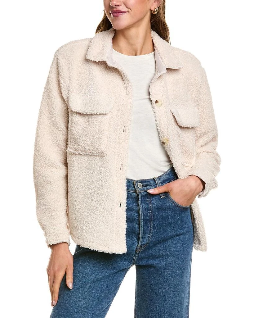 beachlunchlounge Tory Fleece Shacket 1