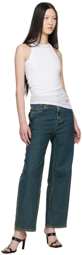 Eckhaus Latta White Spiral Tank Top 4