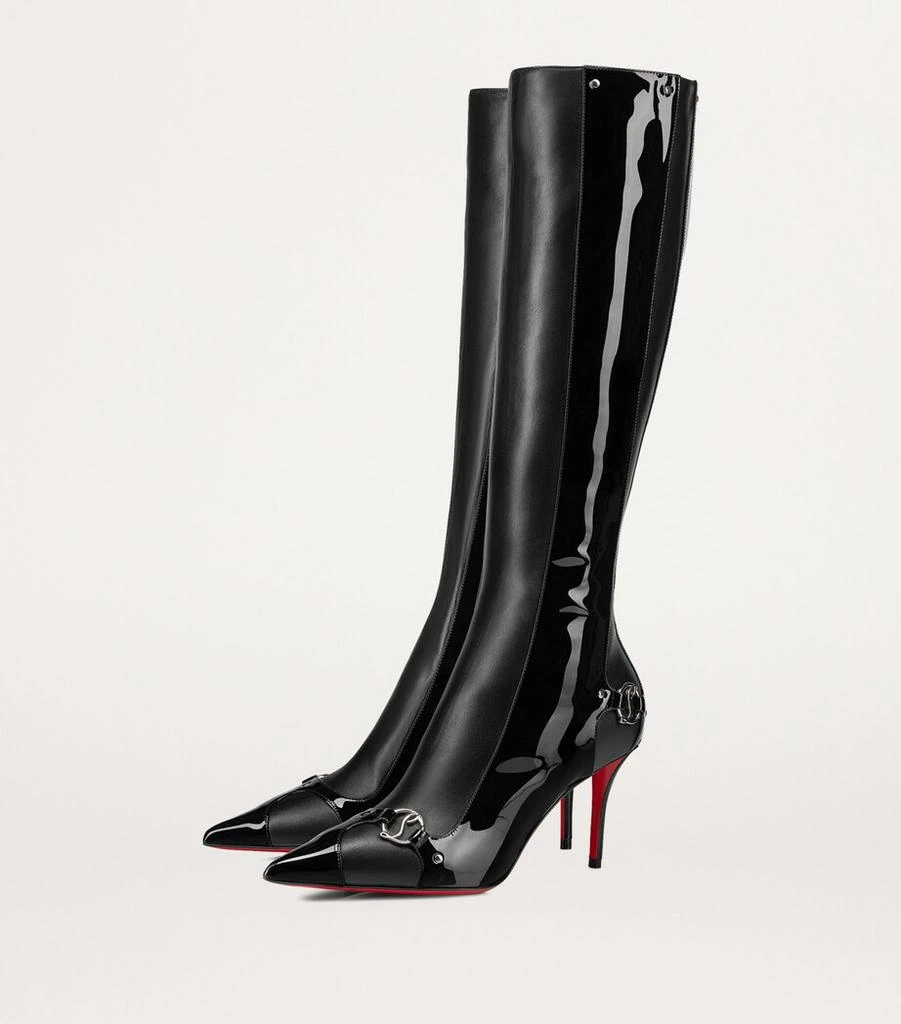 Christian Louboutin CL In The 90s Leather Knee-High Boots 80 2
