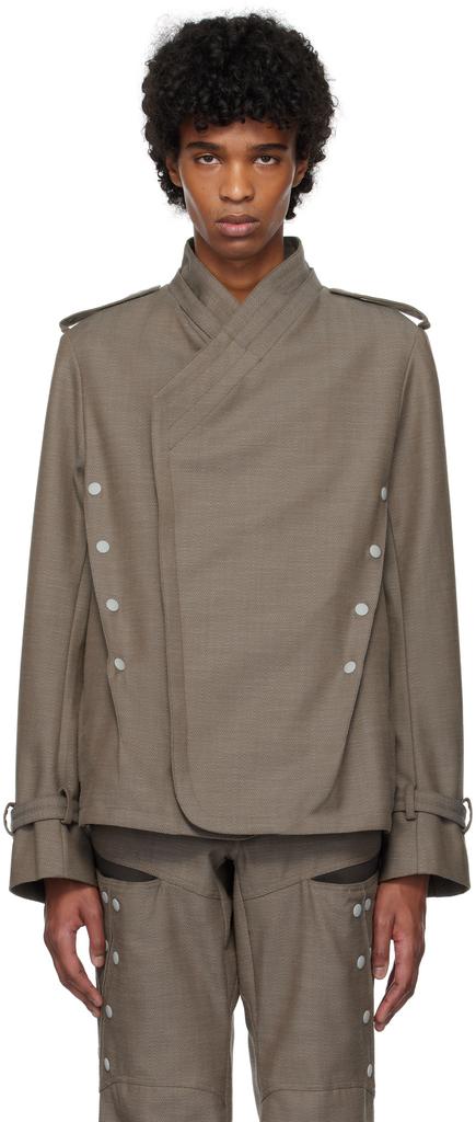 Kiko Kostadinov Black Levi's Edition Jersey Cardigan Kiko Kostadinov Black Levi's Edition Jersey Cardigan