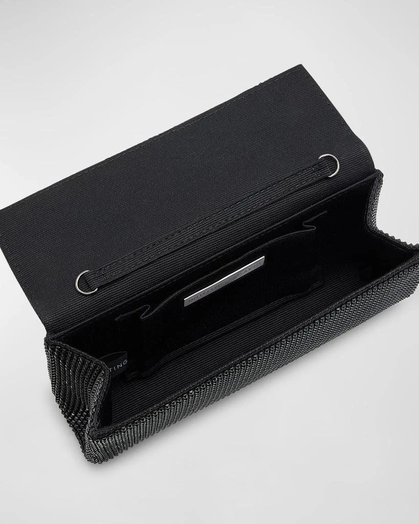 Whiting & Davis Pyramid Envelope Mesh Clutch Bag 4