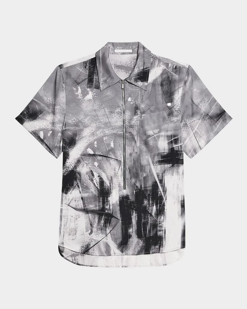 Helmut Lang Men's Scribble Zip Shirt 1