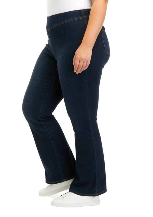 Jessica Simpson Curvy High Rise Pull On Flare Jeans 3