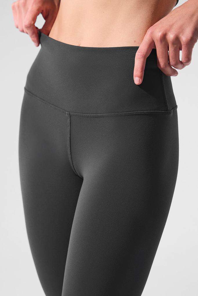 Alo High-Waist Airbrush Legging - Anthracite - Pants - Free