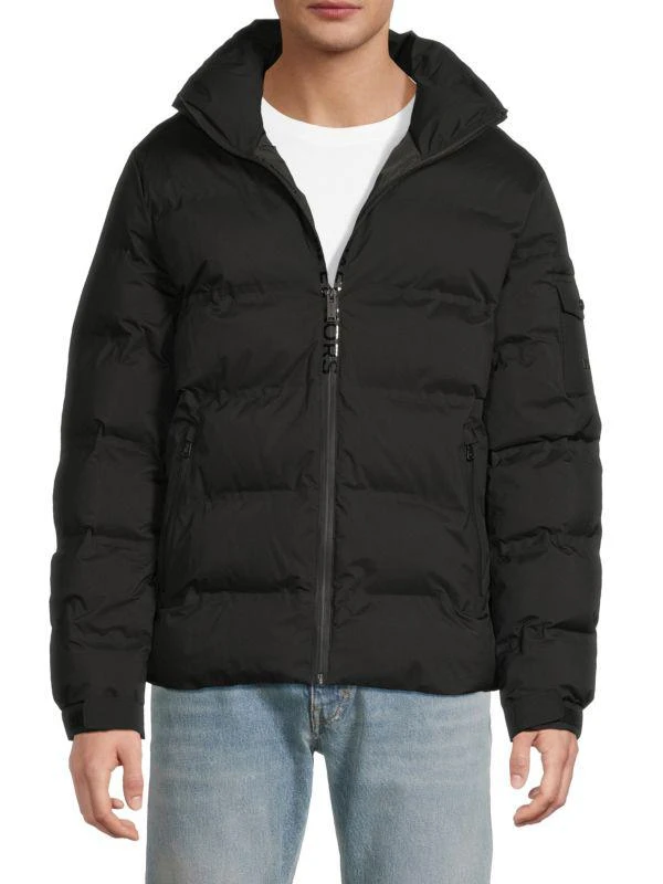 Michael Kors Polyester Stand Collar Puffer Jacket 1