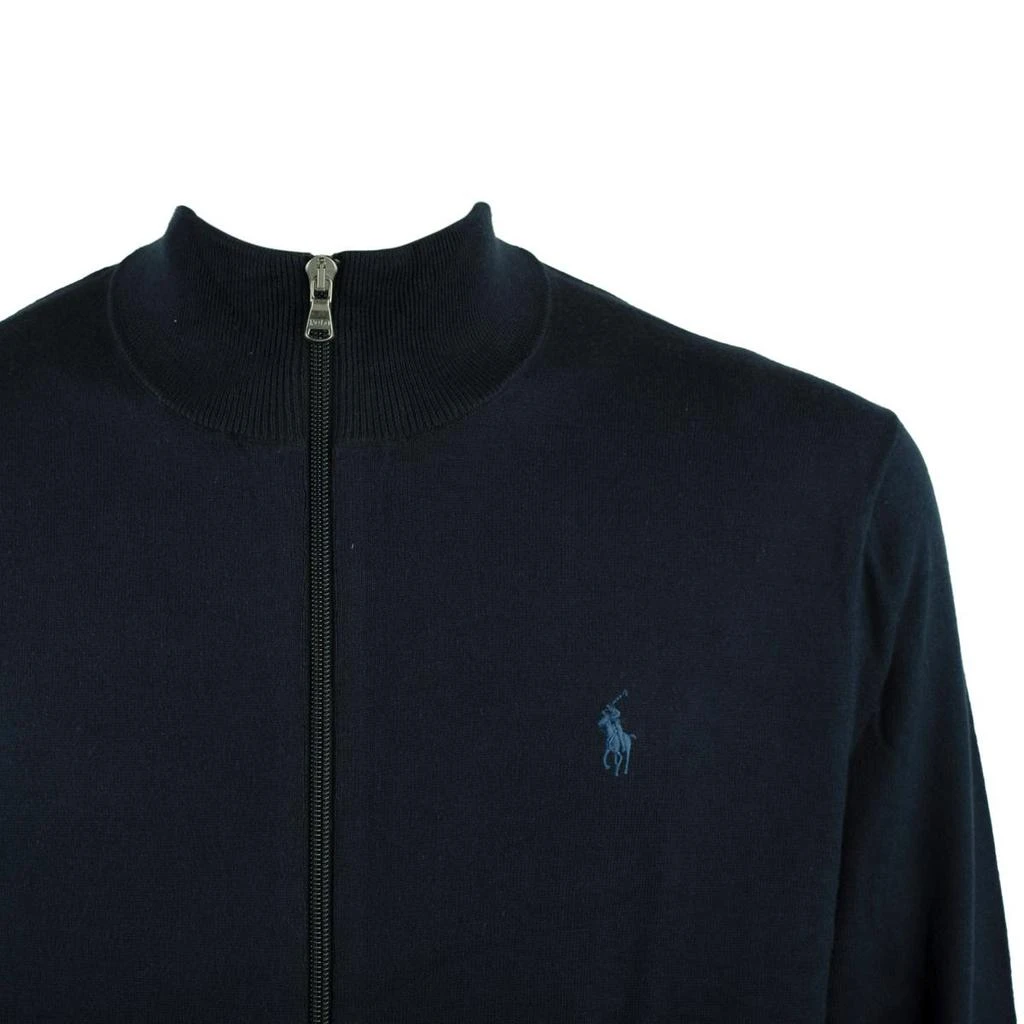 Ralph Lauren Ralph Lauren Cotton Sweater With Zipper Hunter Navy 3