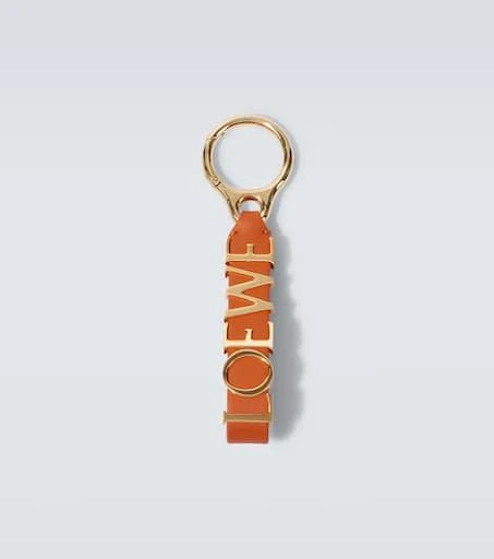 Loewe Logo leather bag charm 1