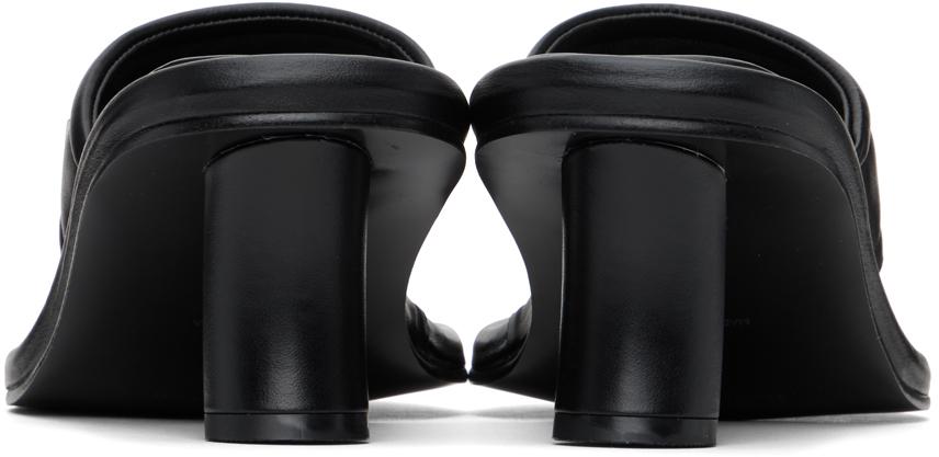 Reike Nen Black Padded Heeled Sandals