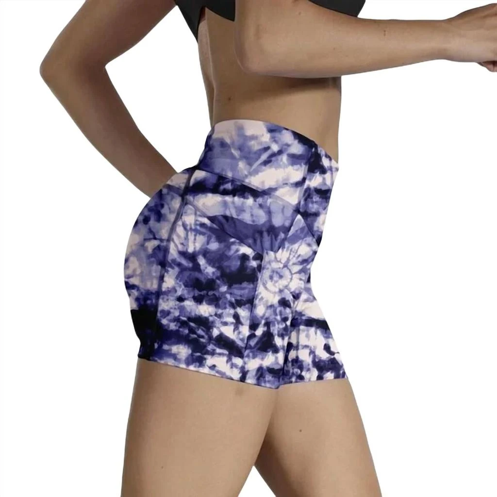 Brooks Method 5" Short Tight In Blue Depths/baja Blue Tie-Dye 3