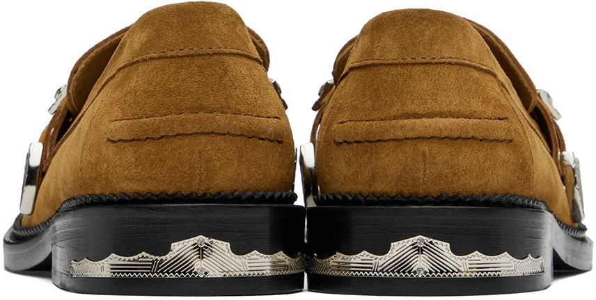 Toga Virilis SSENSE Exclusive Tan Suede Loafers 2