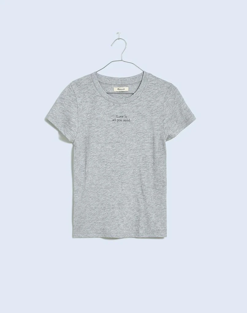 Madewell Heathered Graphic Shrunken Tee 6