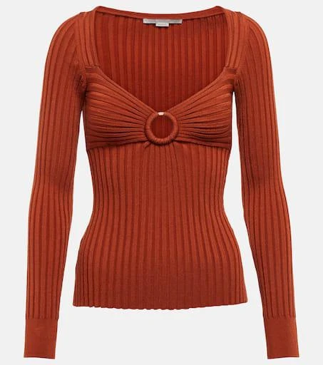 Stella McCartney Ribbed-knit top 1
