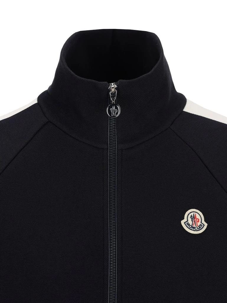 Moncler Moncler Logo Patch Zip-Up Jacket 3